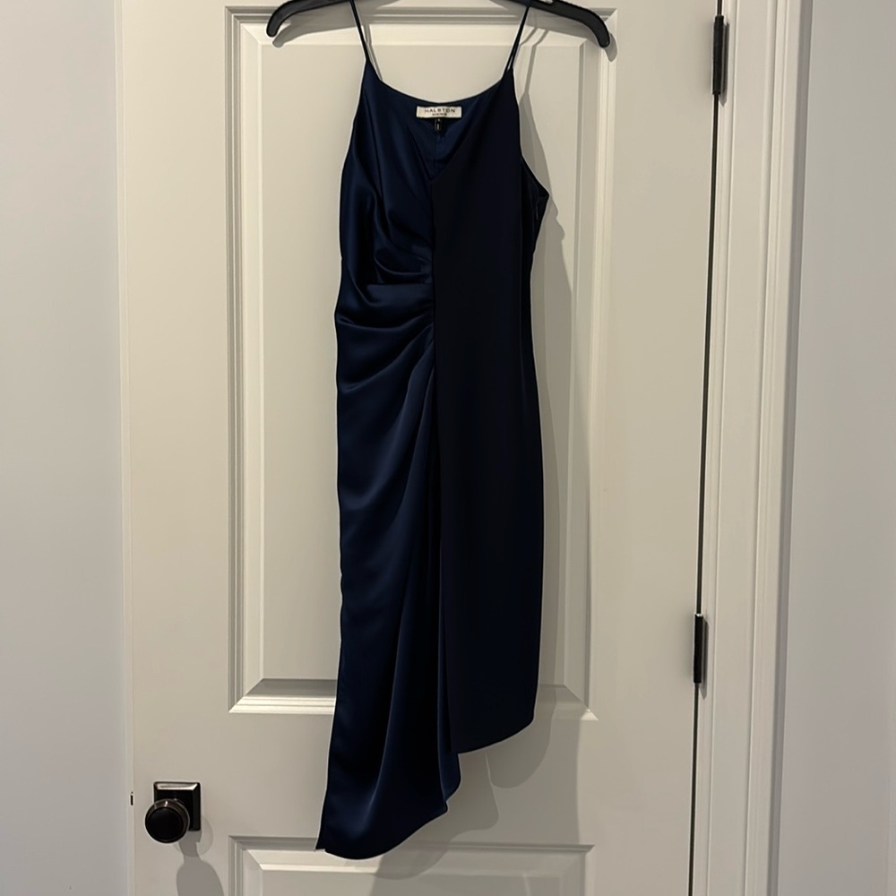 Halston Heritage asymmetrical dress